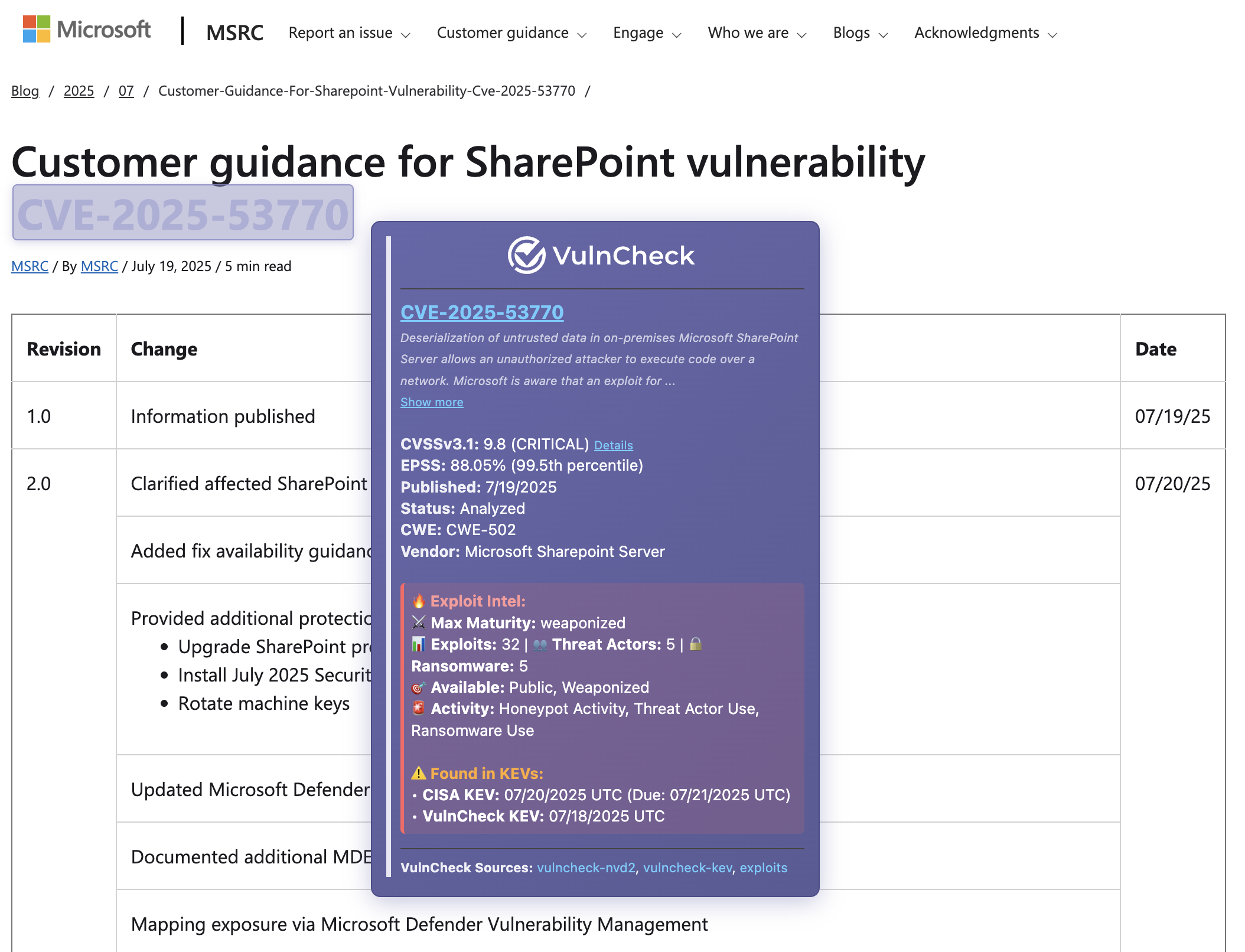 VulnCheck Insights